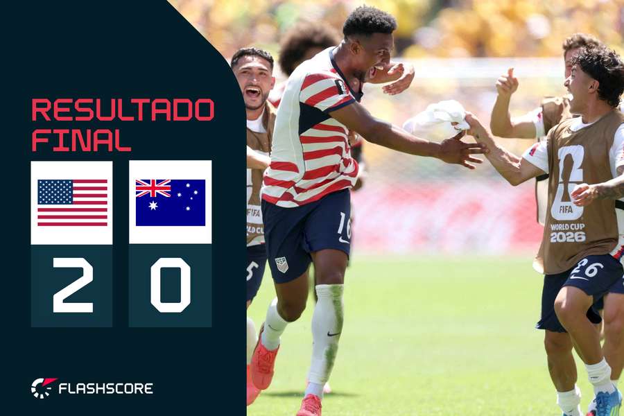 Alex Freeman assinou o segundo golo dos Estados Unidos Alex Freeman assinou o segundo golo dos Estados Unidos
