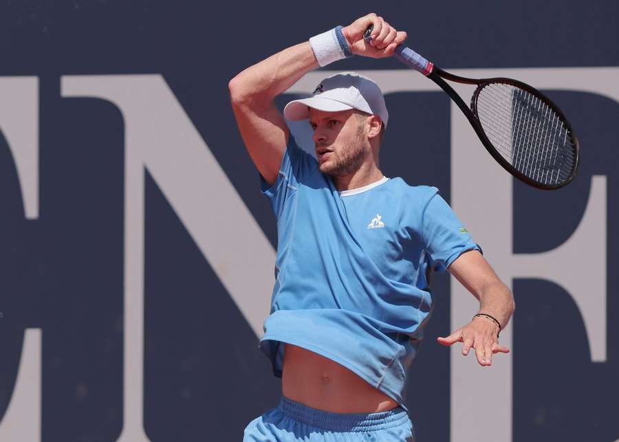 Yannick Hanfmann scheidet im Viertelfinale von Kitzbühel aus.