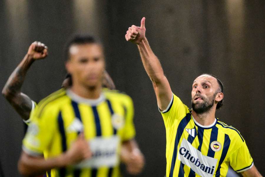 Muriqi celebra su gol 