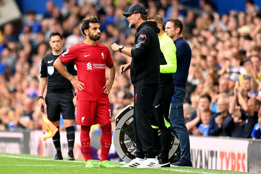 Mohamed Salah zou weer een optie kunnen zijn voor Jurgen Klopp