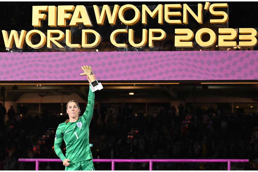 Mary Earps, melhor goleira da Copa do Mundo.