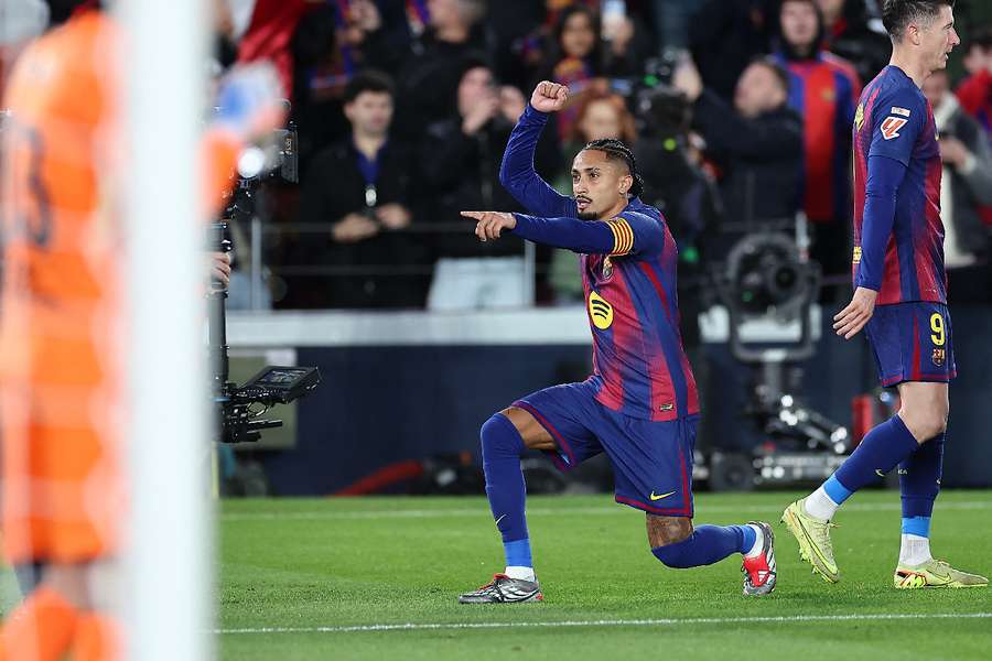 Raphinha, jugador del Barça