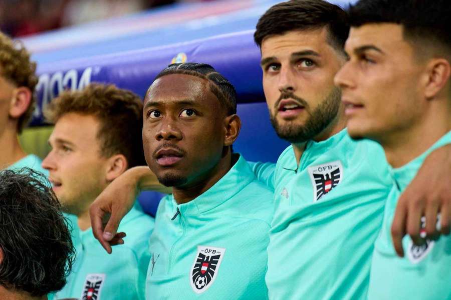 David Alaba als Betreuer bei der EM 2024.
