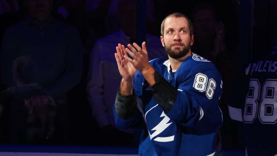 Reigning Hart Trophy winner Nikita Kucherov Reigning Hart Trophy winner Nikita Kucherov