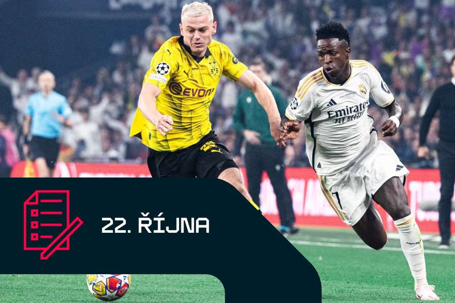 Julian Ryerson a Vinícius Junior v posledním finále Ligy mistrů Real – Dortmund.