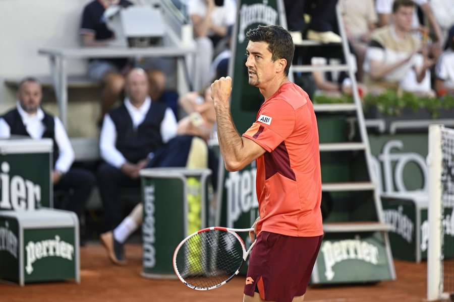 Sebastian Ofner bei den French Open 2023