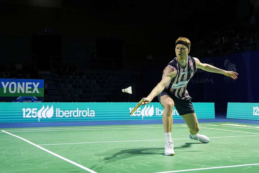Anders Antonsen looked in great form against Taiwan's Li Yang Su 