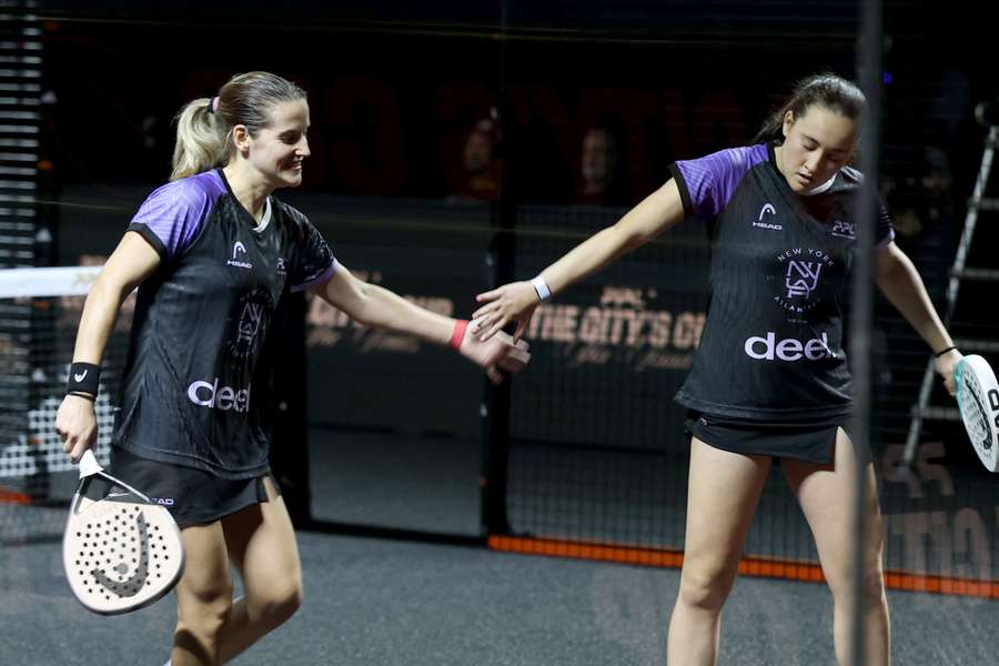 Ari y Ustero, en un partido anterior