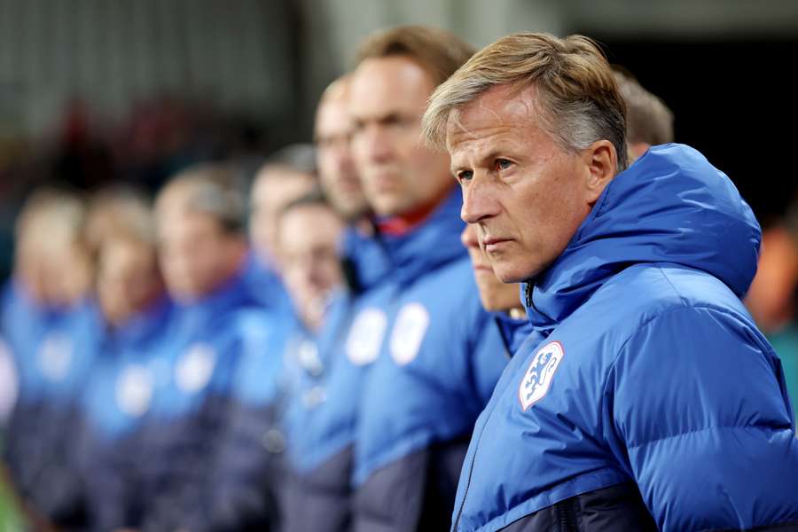 Andries Jonker heeft woensdag genoten van de vechtlust en teamgeest bij de voetbalsters van Zuid-Afrika