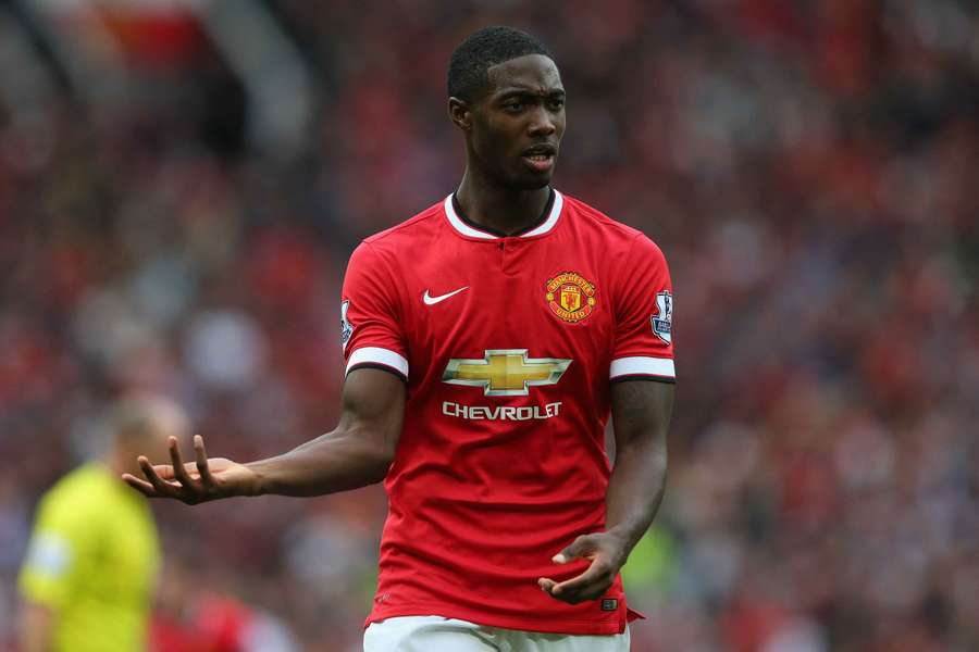 Tyler Blackett in action for Manchester United