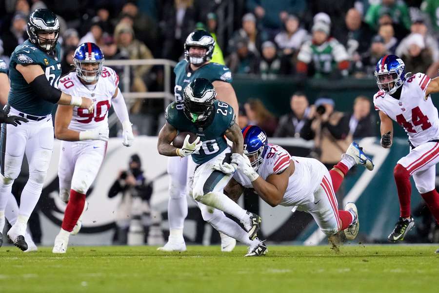 Philadelphia Eagles i sejren over New York Giants.