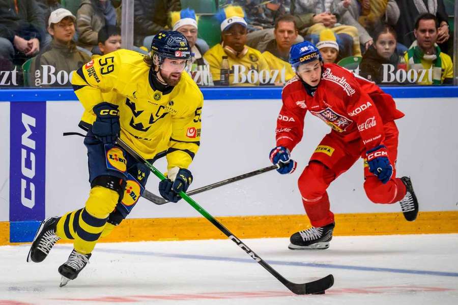 Cibulka v utkání proti Švédsku. Cibulka v utkání proti Švédsku.