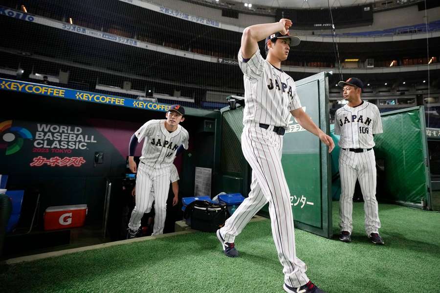 Shohei Ohtani of Japan at the Tokyo Dome on Wednesday