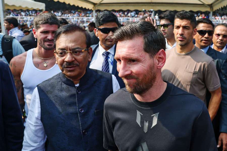 Messi and his Inter Miami teammates in India Messi and his Inter Miami teammates in India