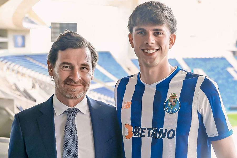 André Villas-Boas com Luís Gomes