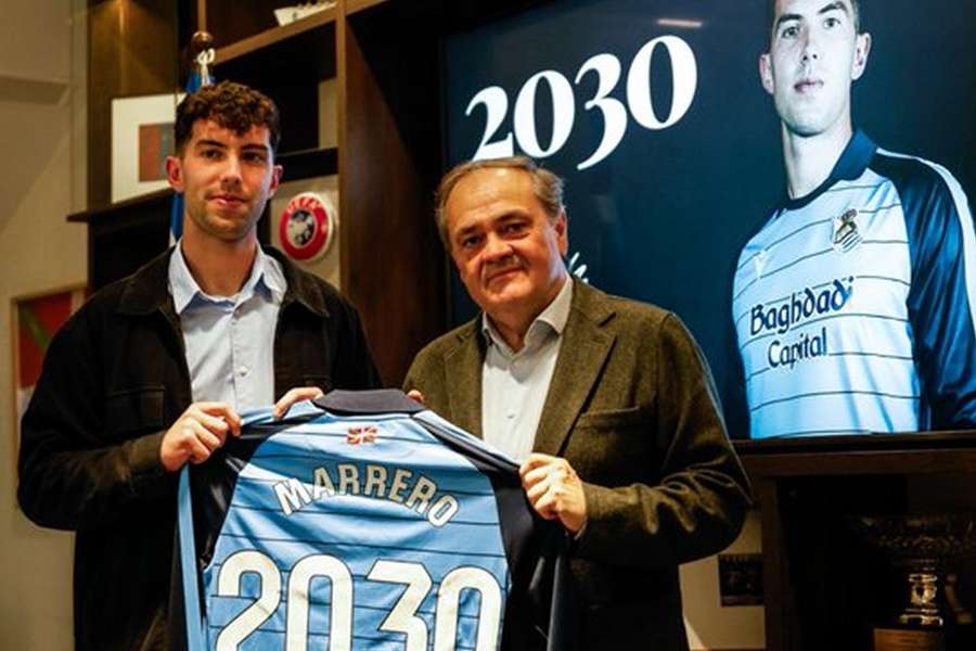 Real Sociedad secure keeper Marrero to new deal