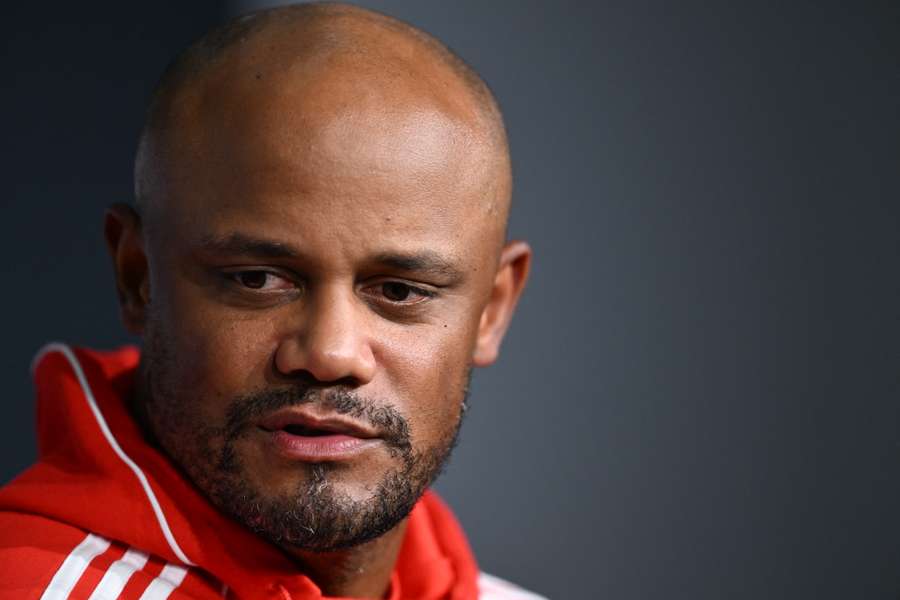 Vincent Kompany en conférence de presse.