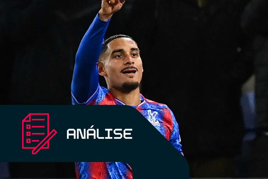 Maxence Lacroix comemora o golo marcado contra o Manchester City