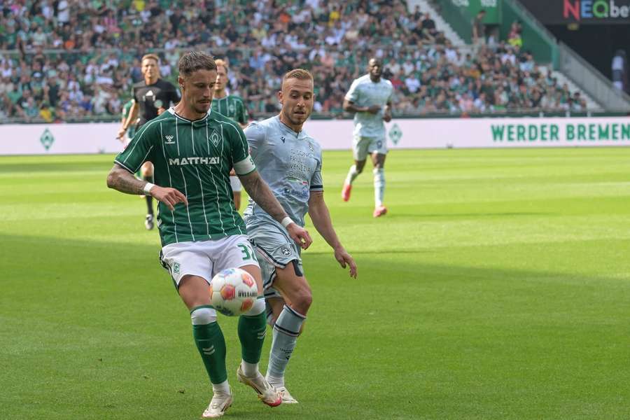Werder beim Eröffnungsspiel gegen Udinese.