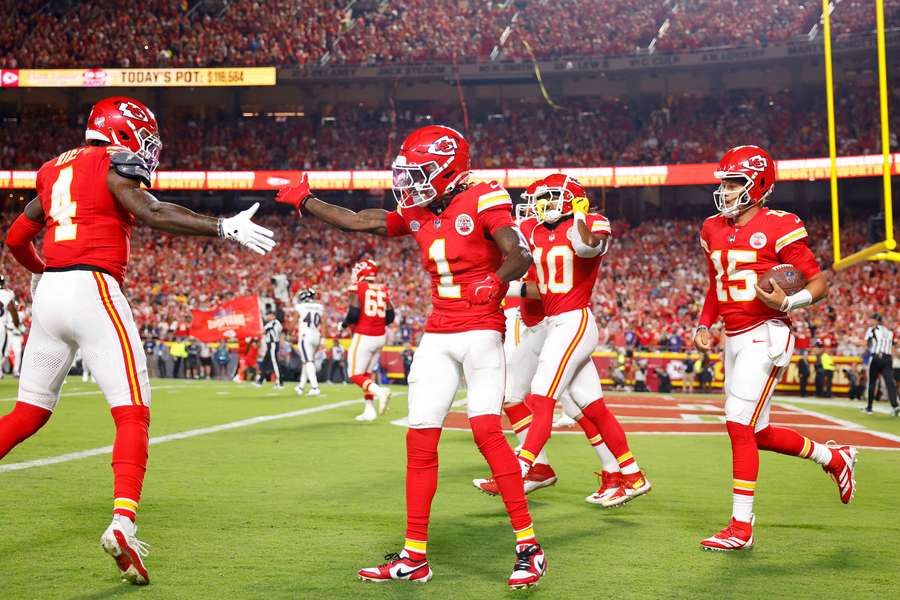 Chiefs começaram temporada com vitória sobre os Ravens