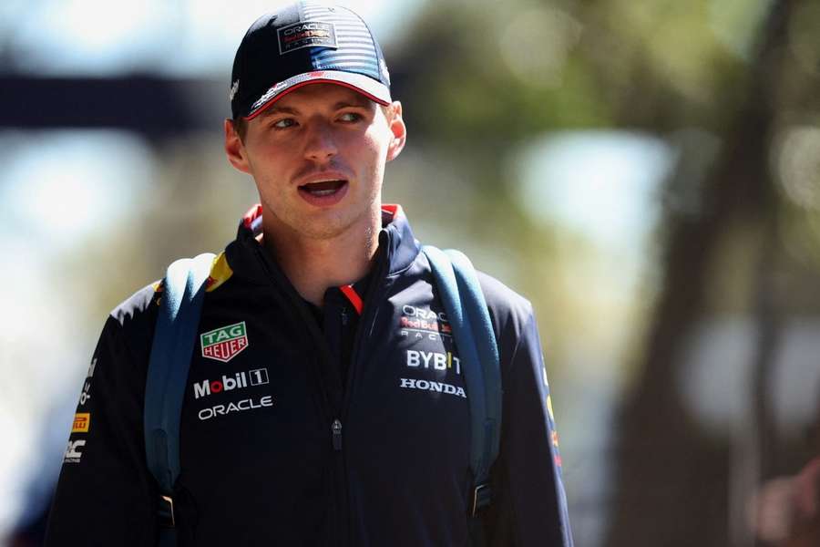 Max Verstappen à Melbourne.