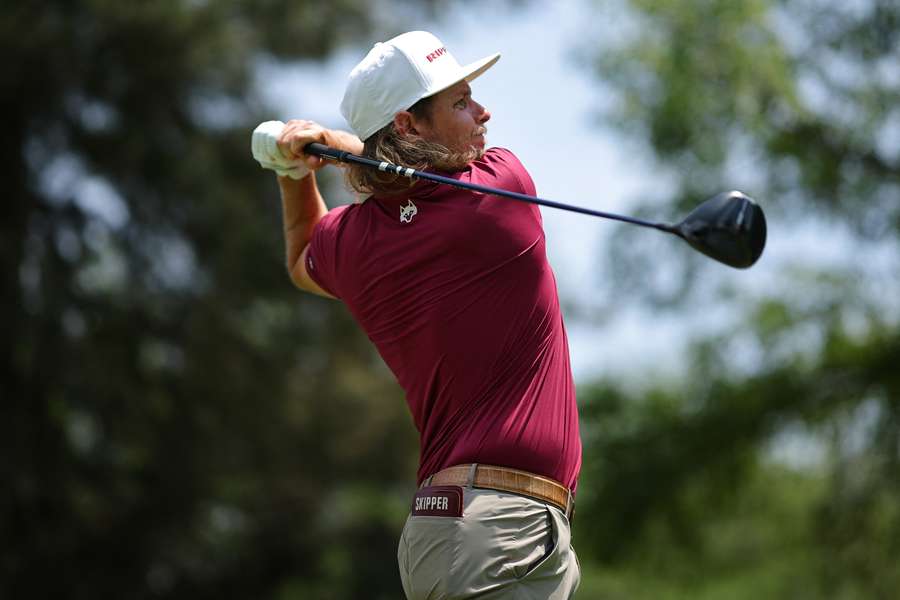 Australia's Cam Smith plays a shot during the recent LIV Golf Mexico City event. 