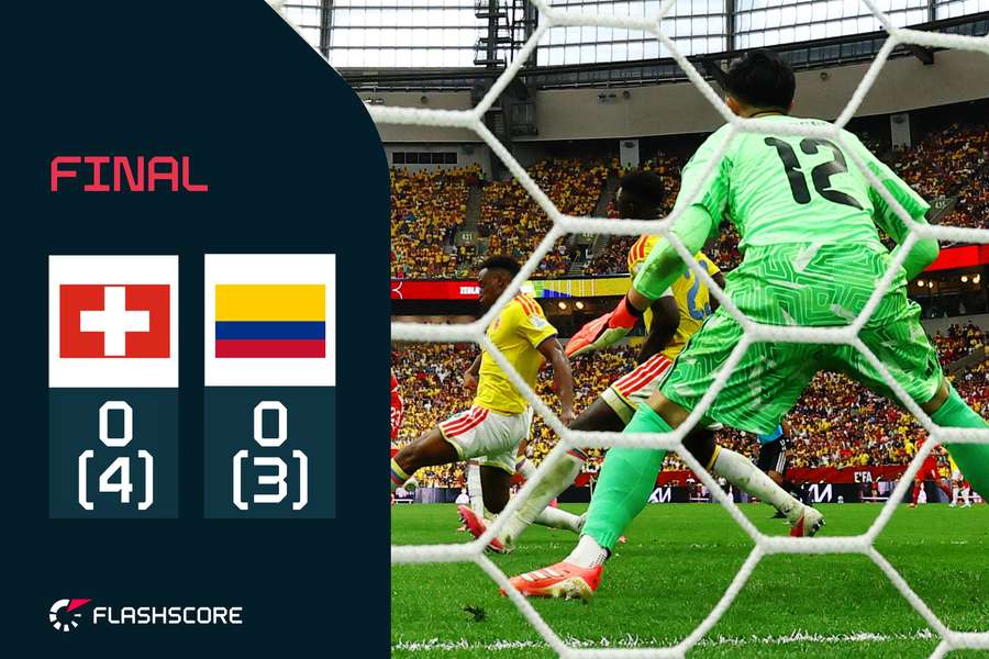 Colombia y Suiza se jugaron en los penaltis el pase a cuartos