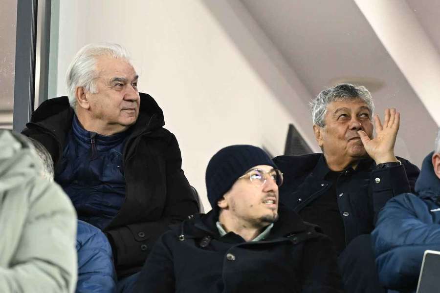 Anghel Iordănescu și Mircea Lucescu