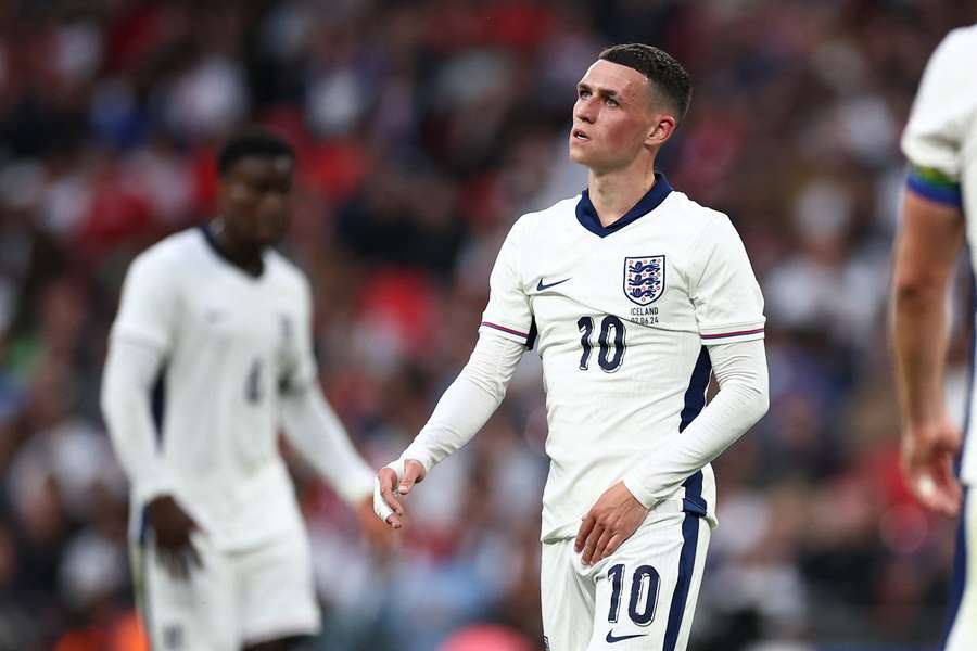 Phil Foden nach der Niederlage gegen Island