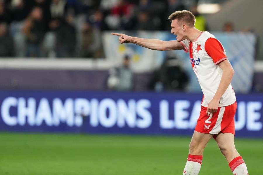 Štěpán Chaloupek ze Slavie se stal hráčem měsíce.