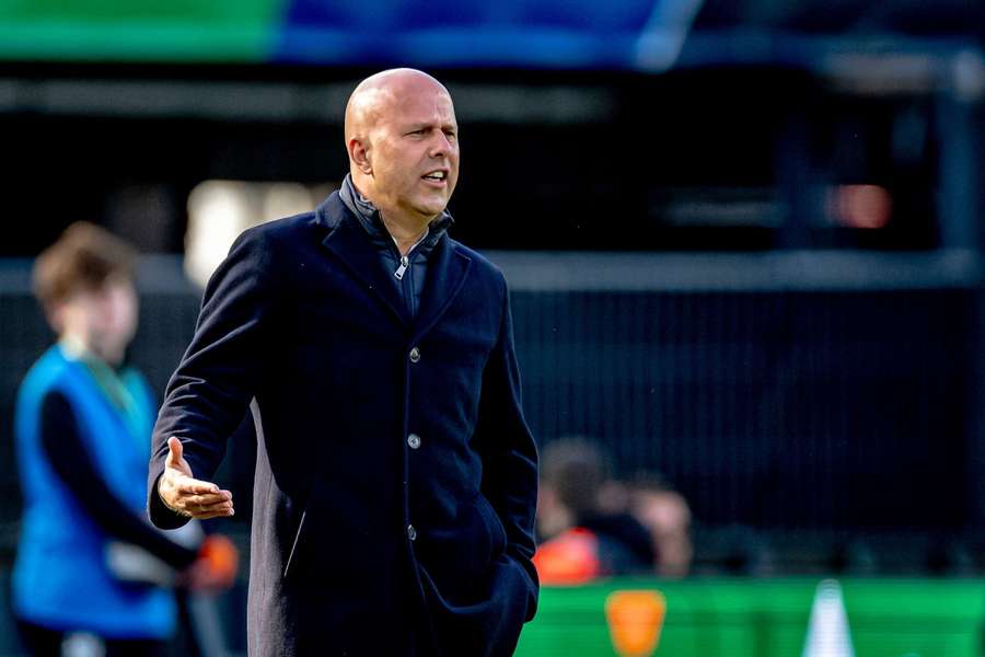 Arne Slot no comando do Feyenoord