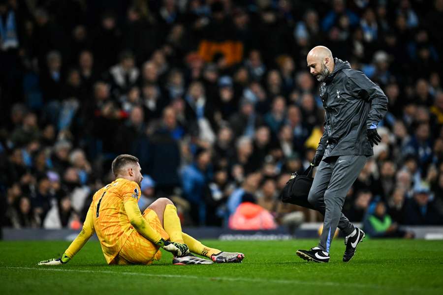 Vicario icked up the injury against Man City on Saturday