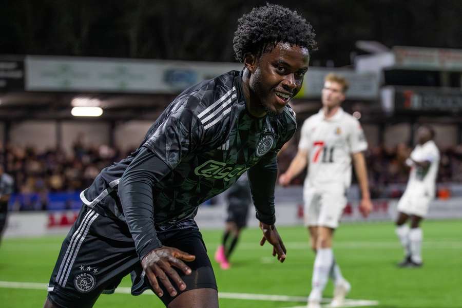 Gabriel Misehouy maakte afgelopen vrijdag tegen Willem II de gelijkmaker voor Jong Ajax