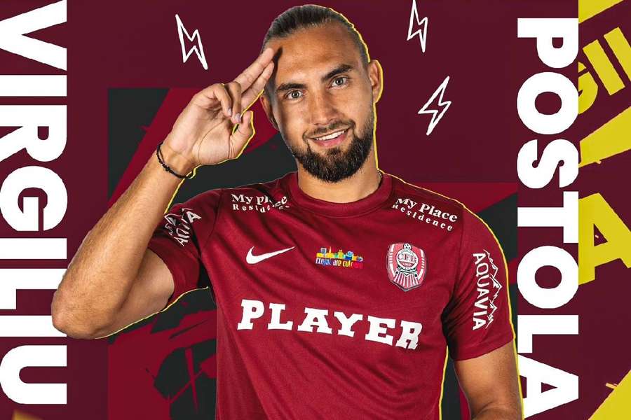 Virgiliu Postolachi, jucătorul lui CFR Cluj