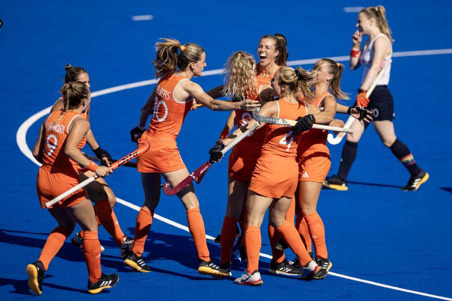 Hockeysters bereiken halve finales na zege op Groot-Brittannië