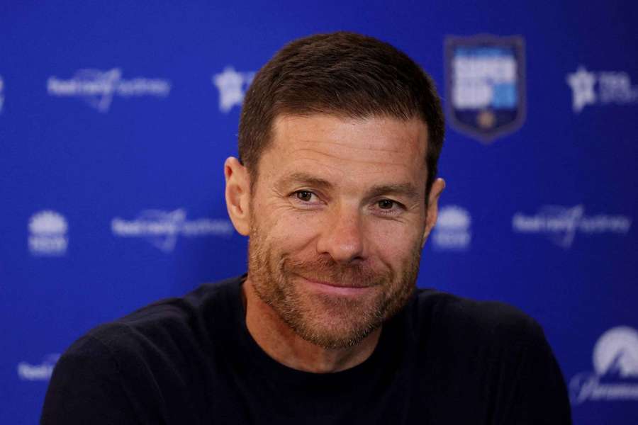 Chelsea manager Xabi Alonso during the press conference Chelsea manager Xabi Alonso during the press conference