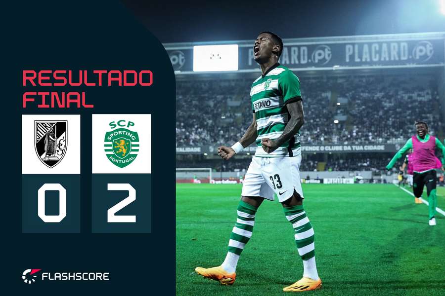 Sporting regressou às vitórias diante do Vitória, no D. Afonso Henriques