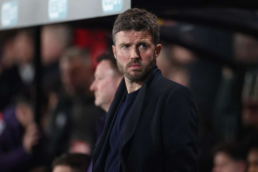 Carrick no banco do Manchester United Carrick no banco do Manchester United