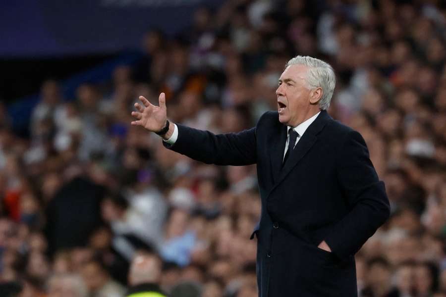 Carlo Ancelotti, treinador do Real Madrid