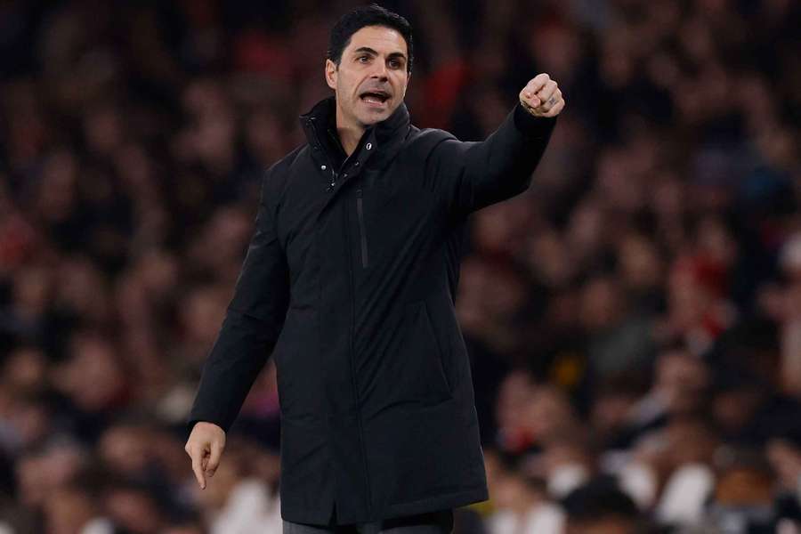 Arteta, treinador do Arsenal