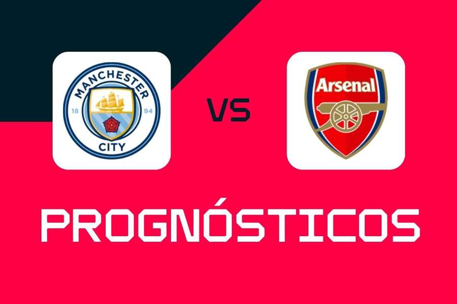 Manchester City - Arsenal: Prognósticos, melhores apostas e odds (Premier League)