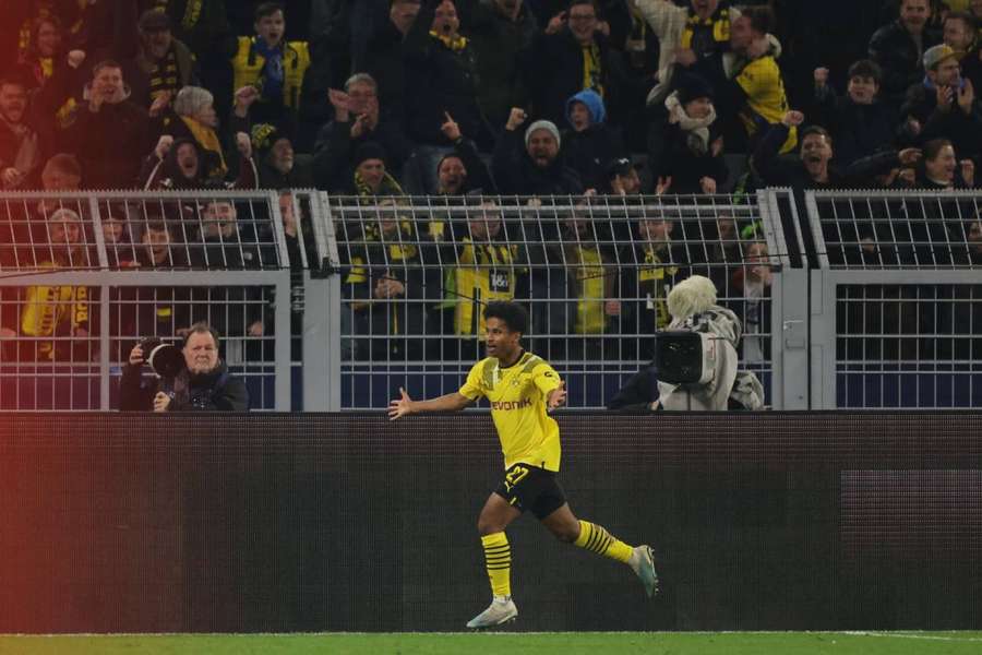 Adeyemi's goal gave Dortmund the victory on the first leg