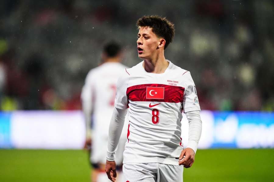 Arda Güler trug das neue türkische Auswärtstrikot bereits während der WM-Playoffs