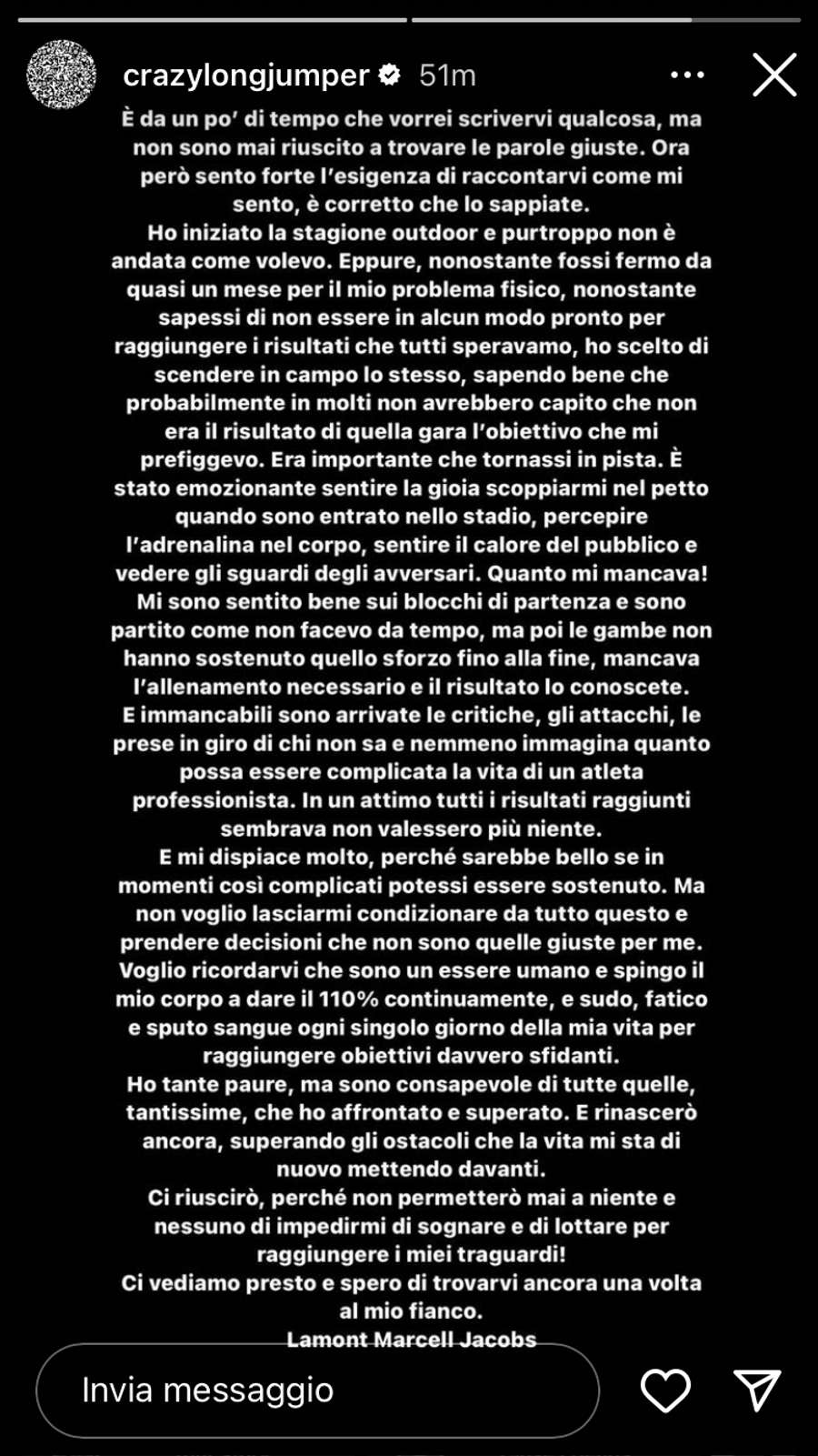 Il post di Jacobs Il post di Jacobs