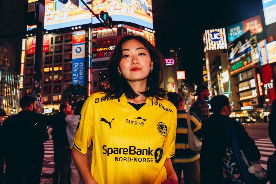 Bodo/Glimt shot some of the scenes of their kit launch in Tokyo.