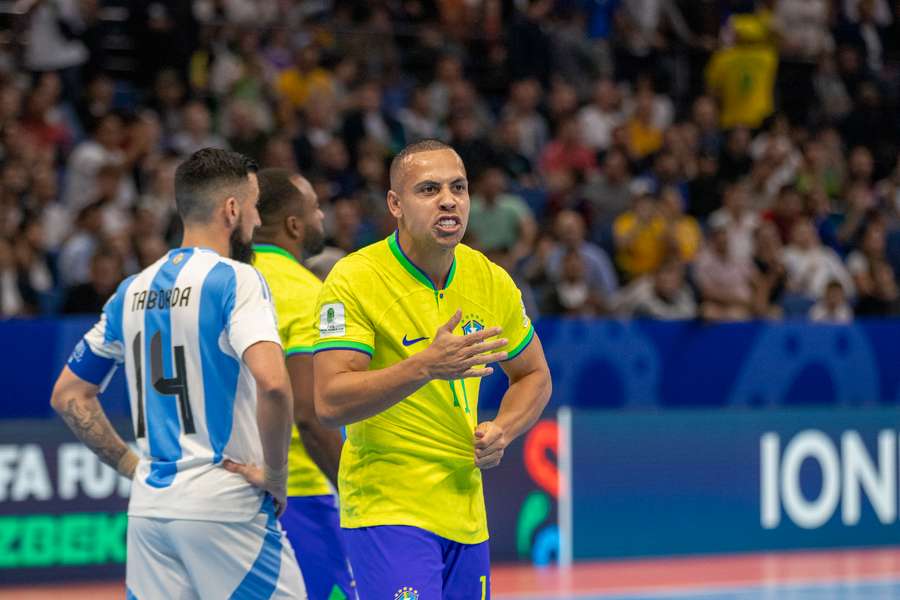 Brasil não deu hipóteses à seleção argentina