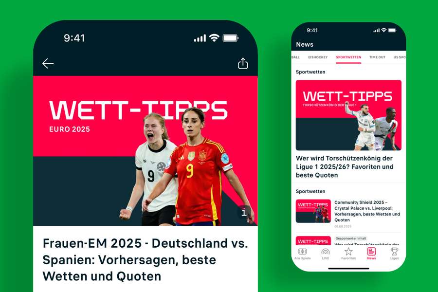 Wett-Empfehlung bei Flashscore News