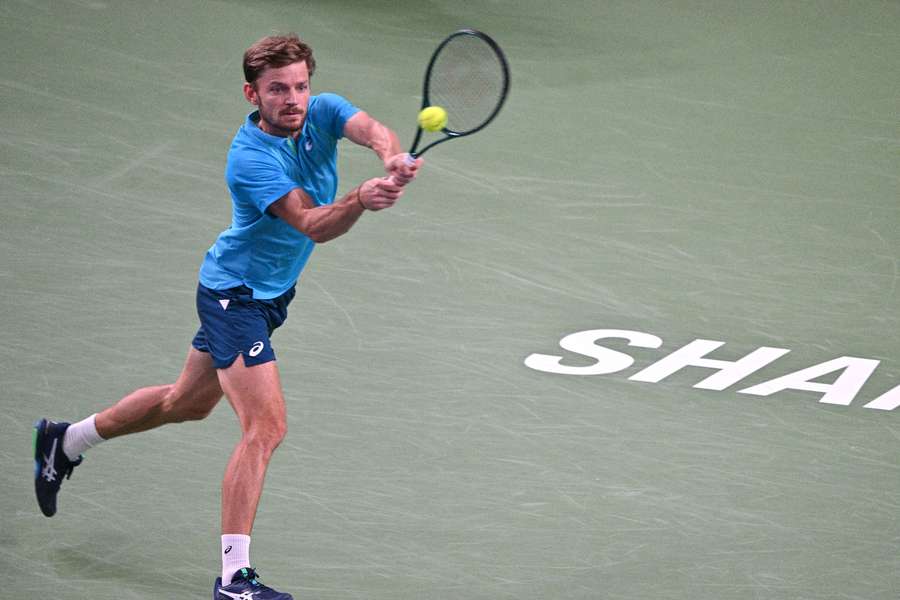 David Goffin beim ATP Shanghai 2024.