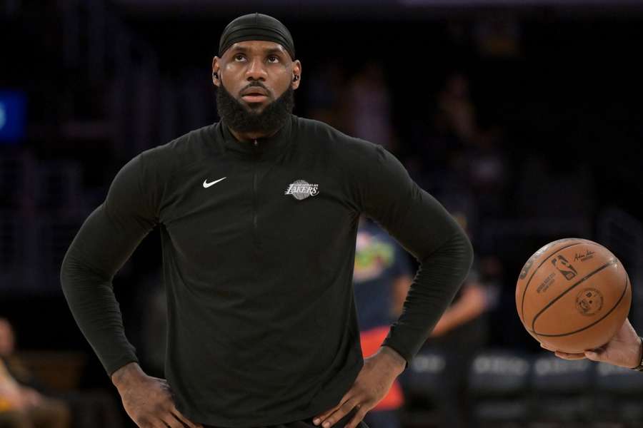 LeBron James is waiting to play with his son Bronny