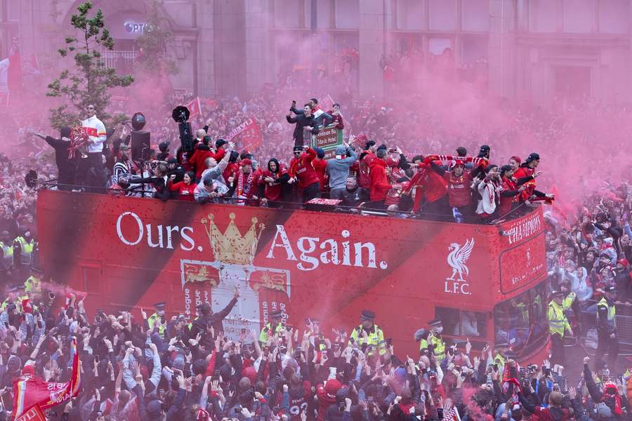 Man held on suspicion of attempted murder over Liverpool parade crash